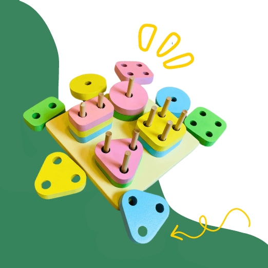 Geometric Shape Sorter (4 Shapes)