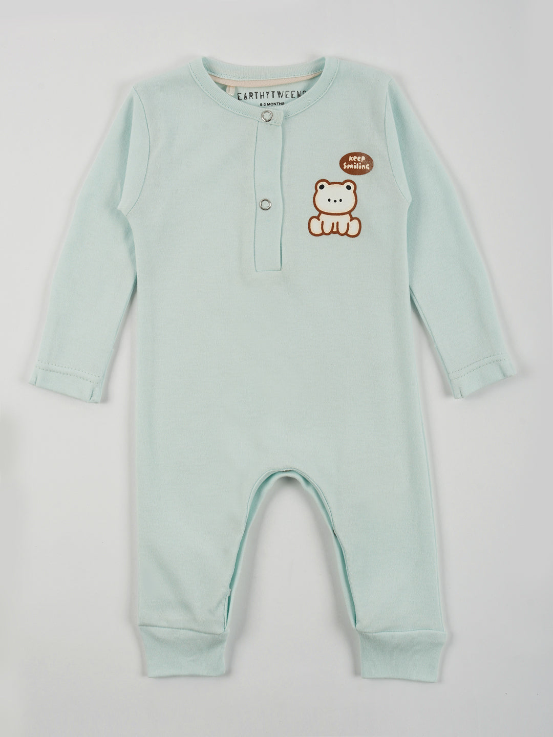 Pastel Green Cotton Jersey Jumpsuit