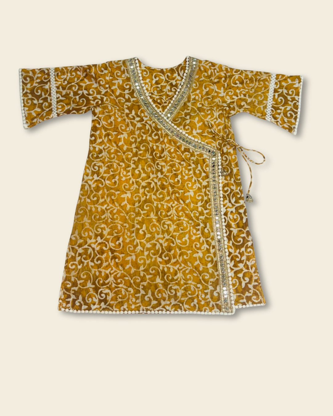 Golden Charm Kurti Set
