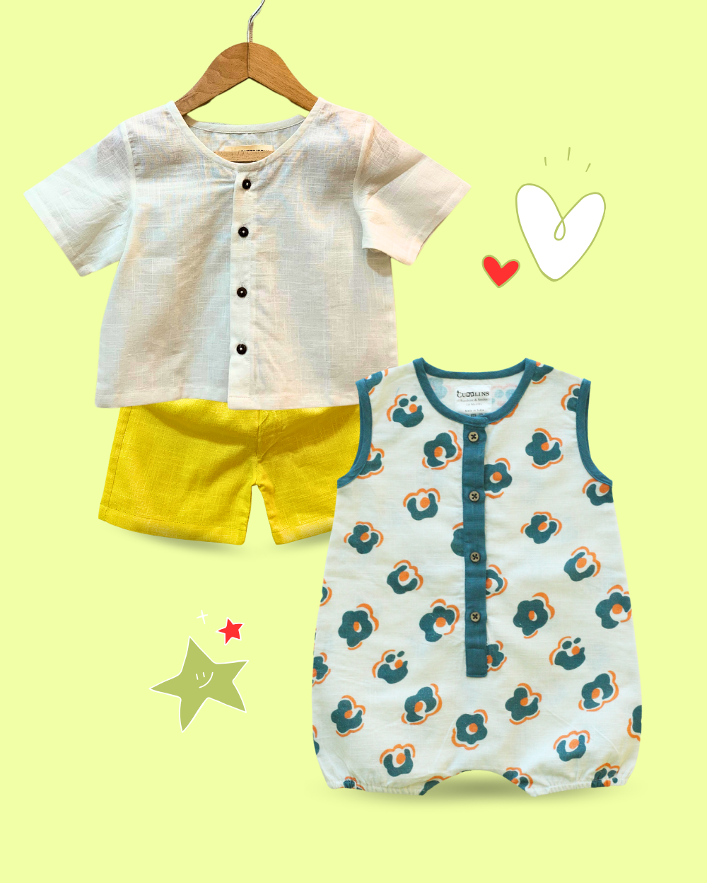 100% Organic Cotton Onesies & Baby Clothes
