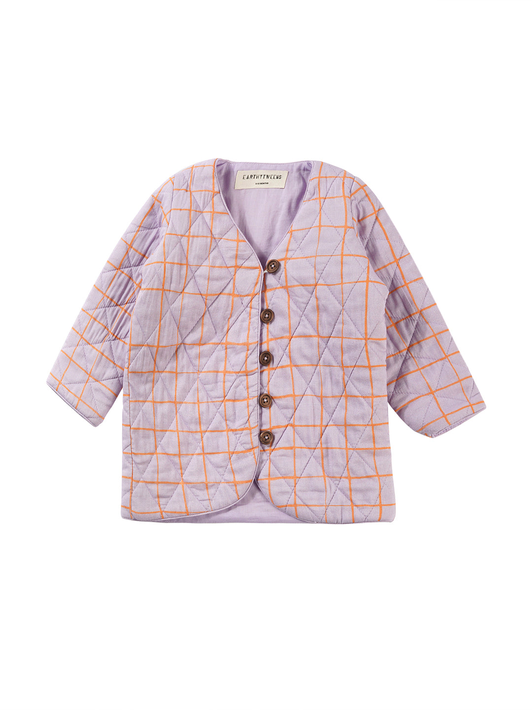 Quilted Jacket - Lavender Check