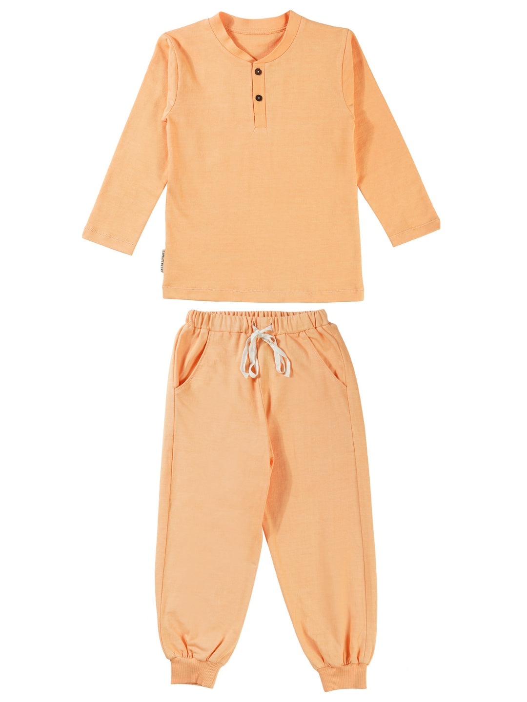 Unisex Terry Jogger & Sweatshirt Set - Pumpkin