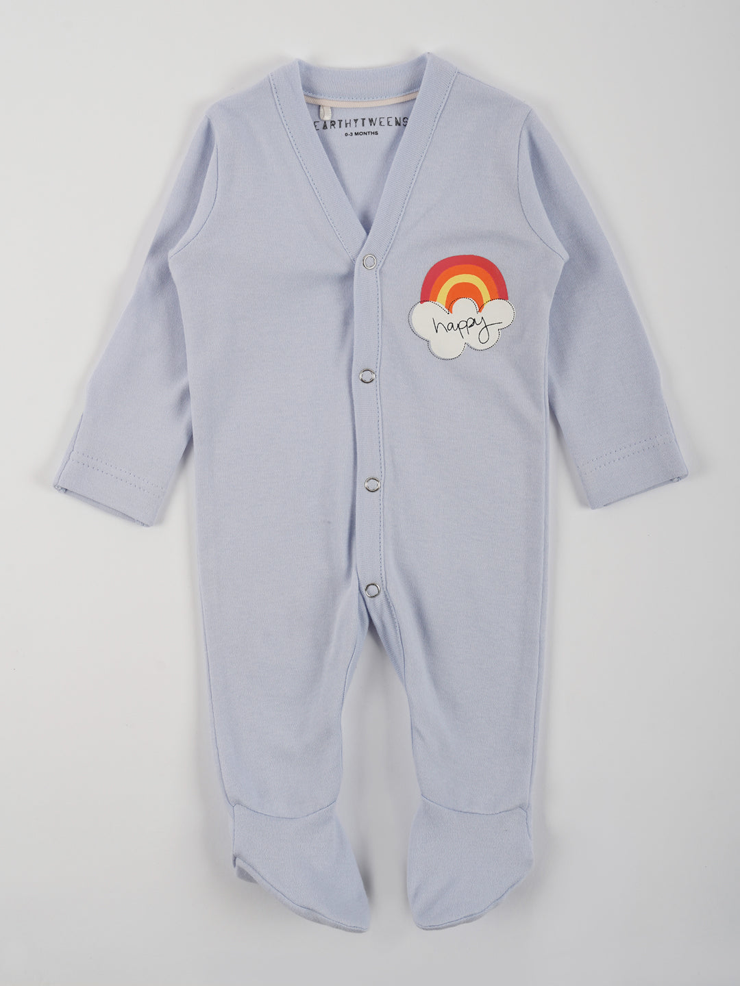 Heather Cotton Jersey Jumspuit With Boots