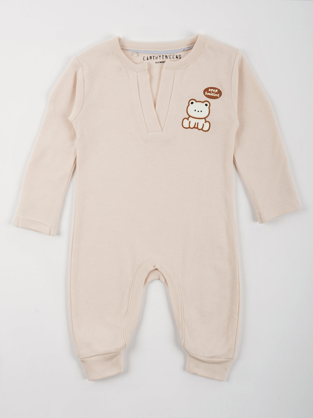 Pastel Parchment Cotton Jersey Jumpsuit