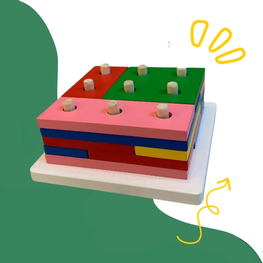 Wooden Tetris Block Puzzle