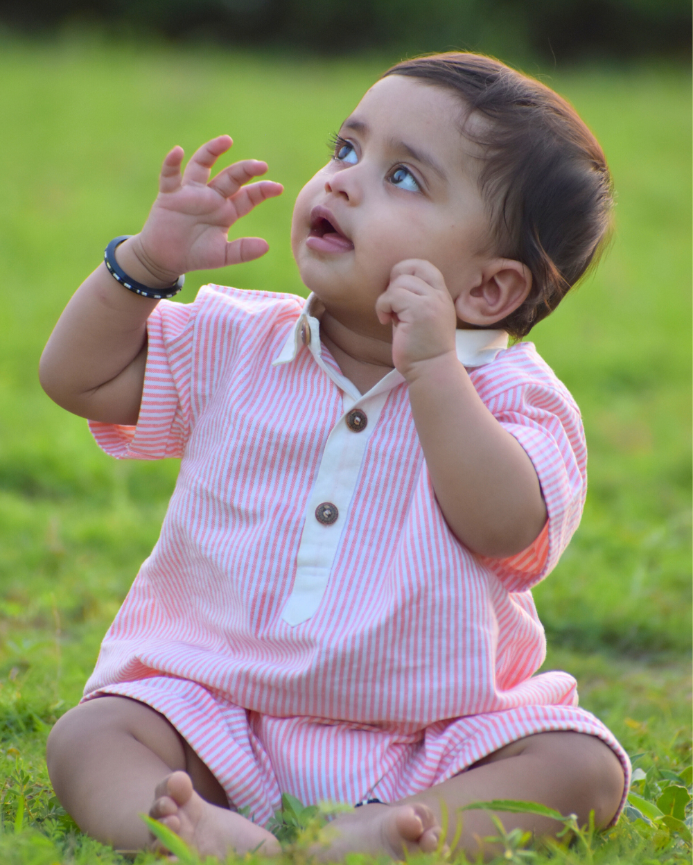 100% Cotton White Top & Yellow Shorts Baby Set' and 'Orange Striped Romper for Baby Boys - 2 Piece Set