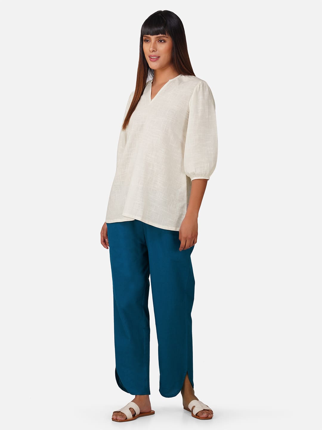 Casual Solid Co-ord Set for Women