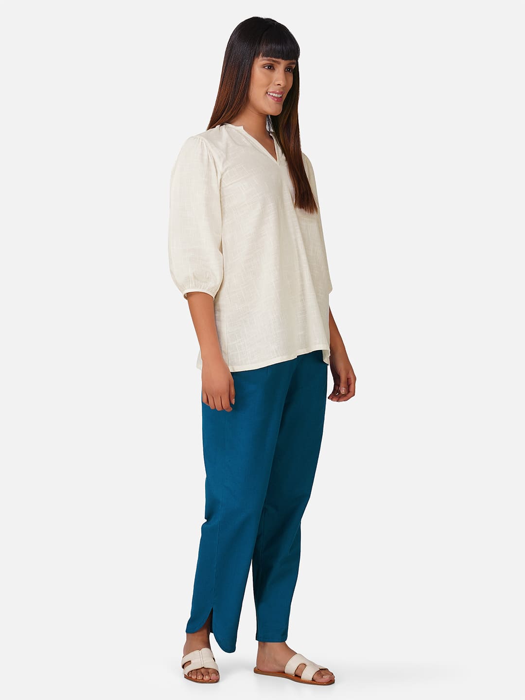 Casual Solid Co-ord Set for Women