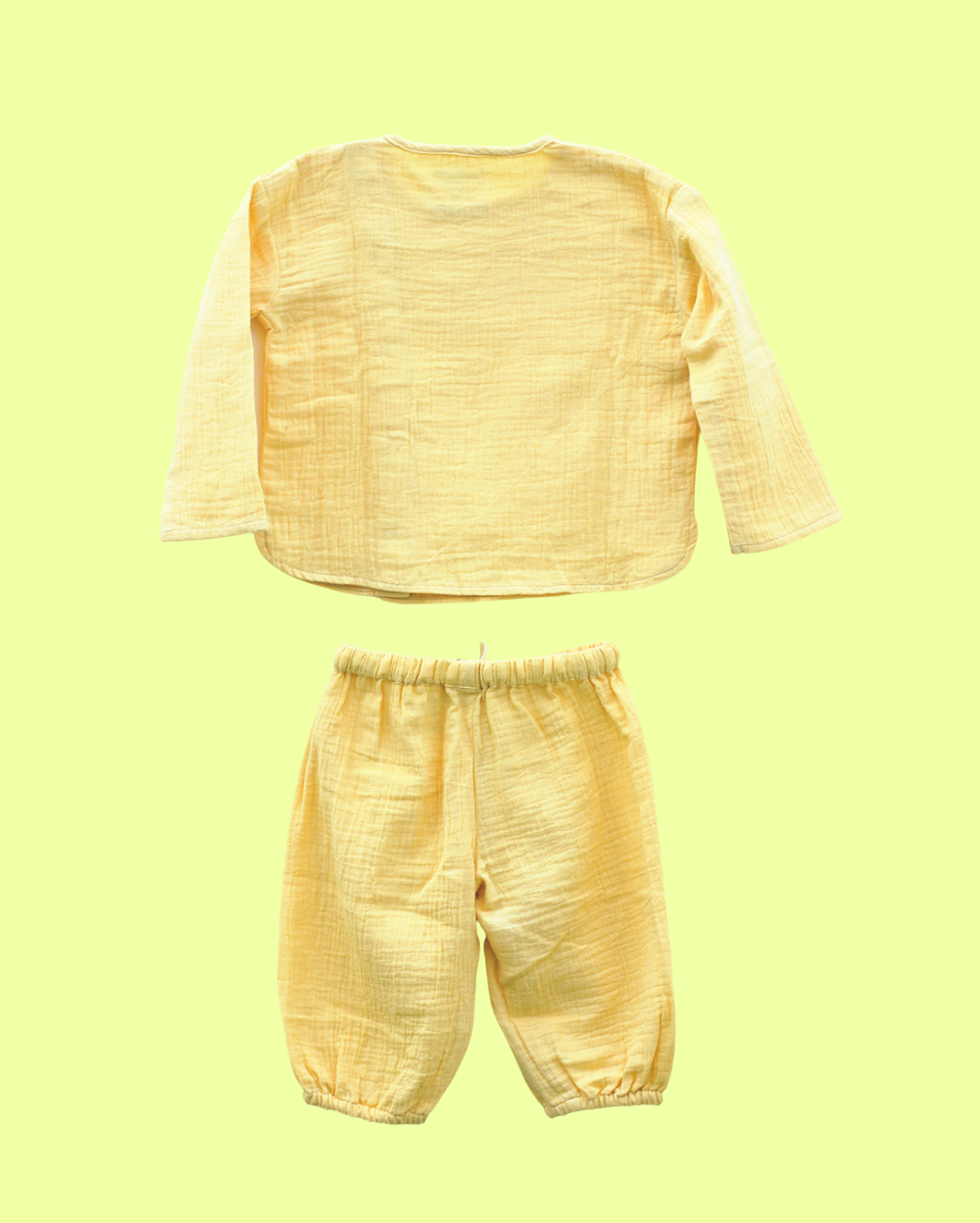 100% Cotton Orange Romper, Yellow Baby Set & Green Onesie for Baby Boys - 3 Piece Set