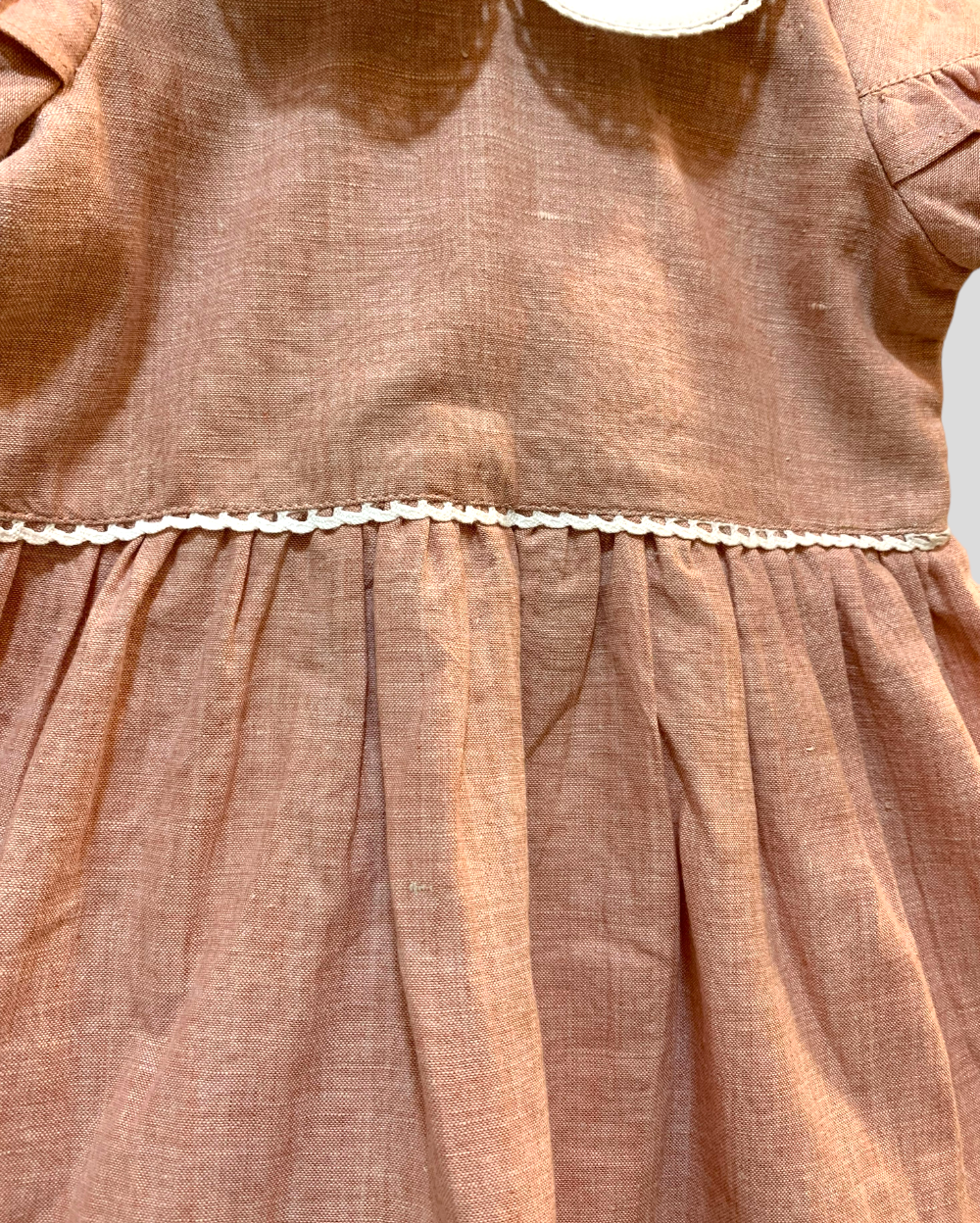 Beige Frill Dress