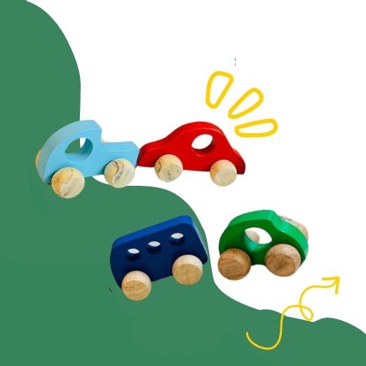 Timber town Racing Cars (Set Of 4)