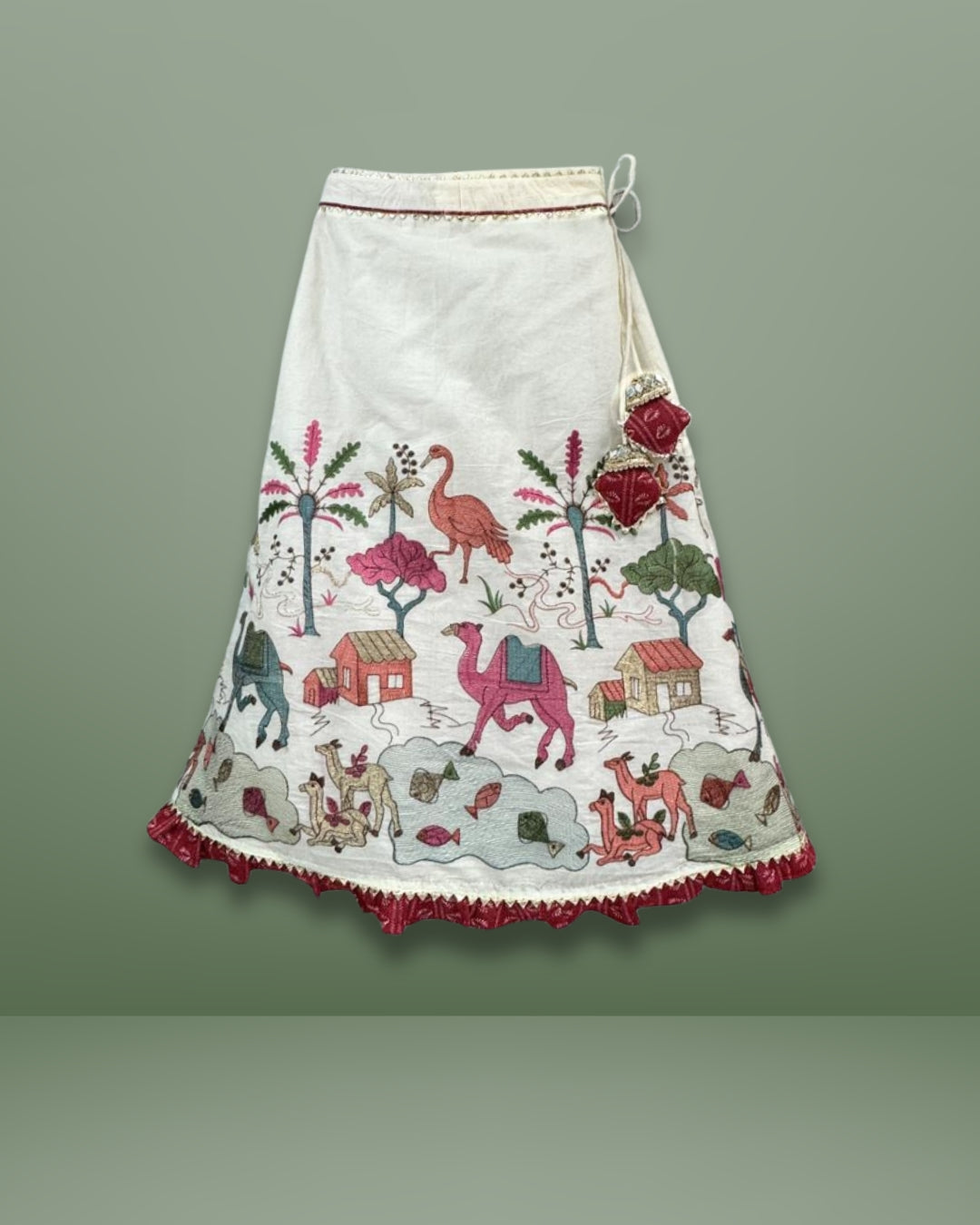 Festive Folk Lehenga Set