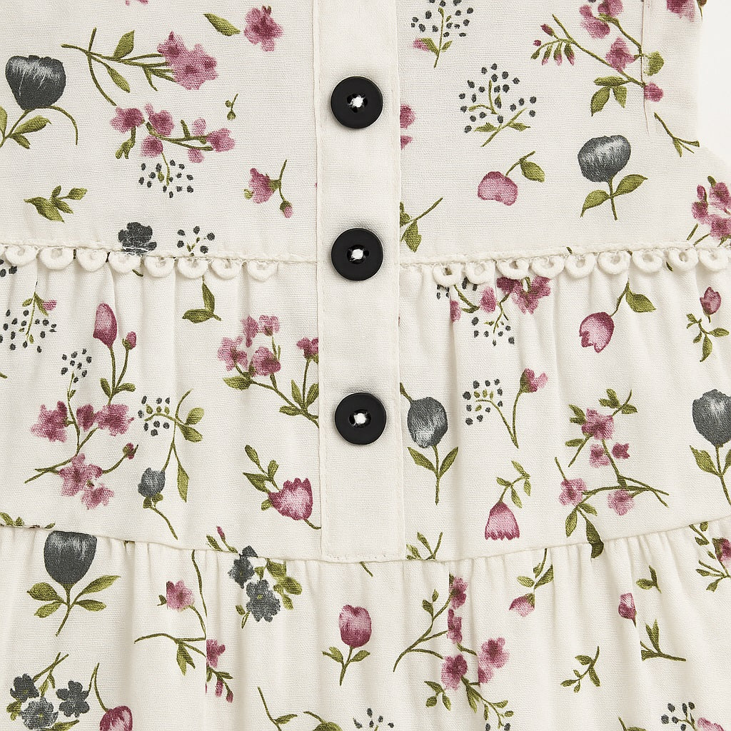 Petal Charm Cotton Onesie