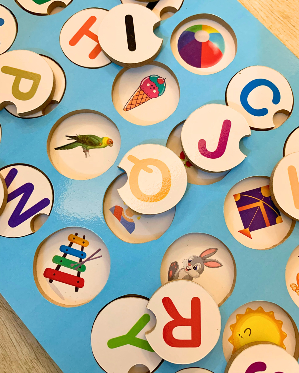 English Alphabets Learning Board