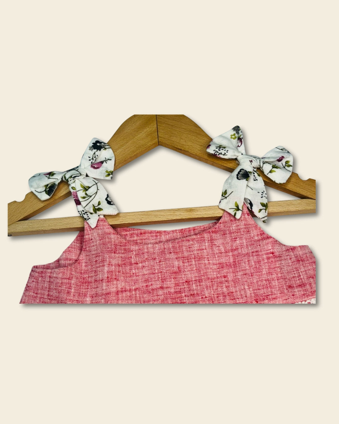 pink petal bow dress