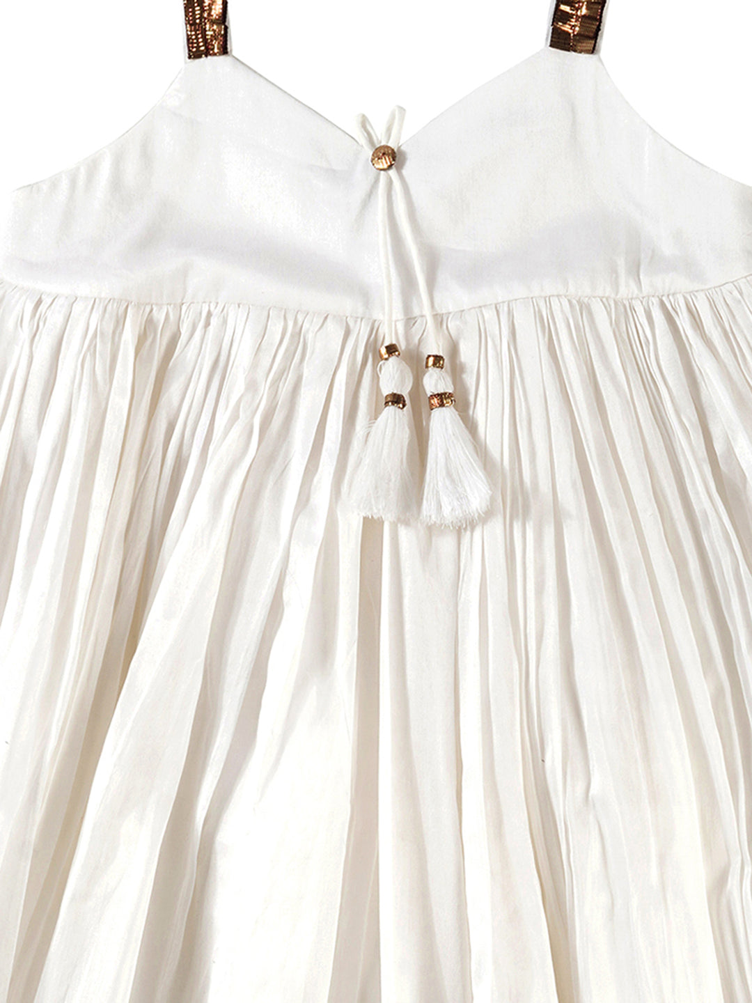 Pearl Elegance Chanderi Dress