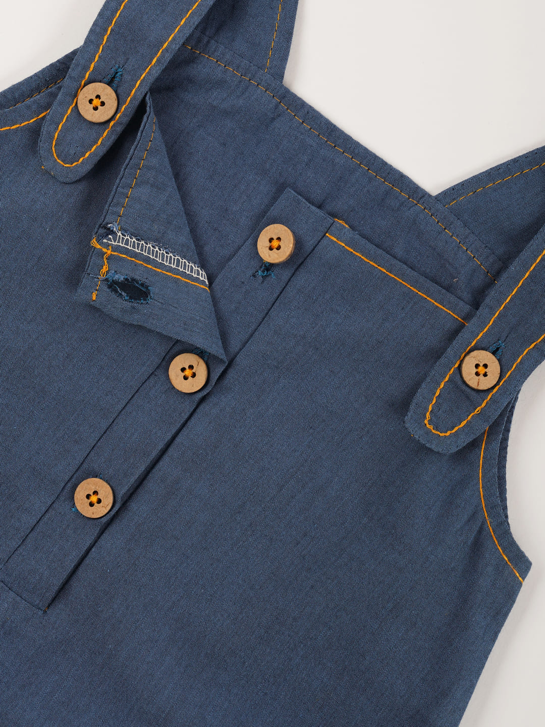 Soft Summer Woven Chambray Dungrees