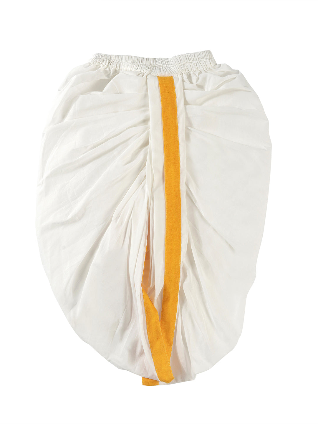 Peacock Bliss Ochre Baby Dhoti Kurta Set