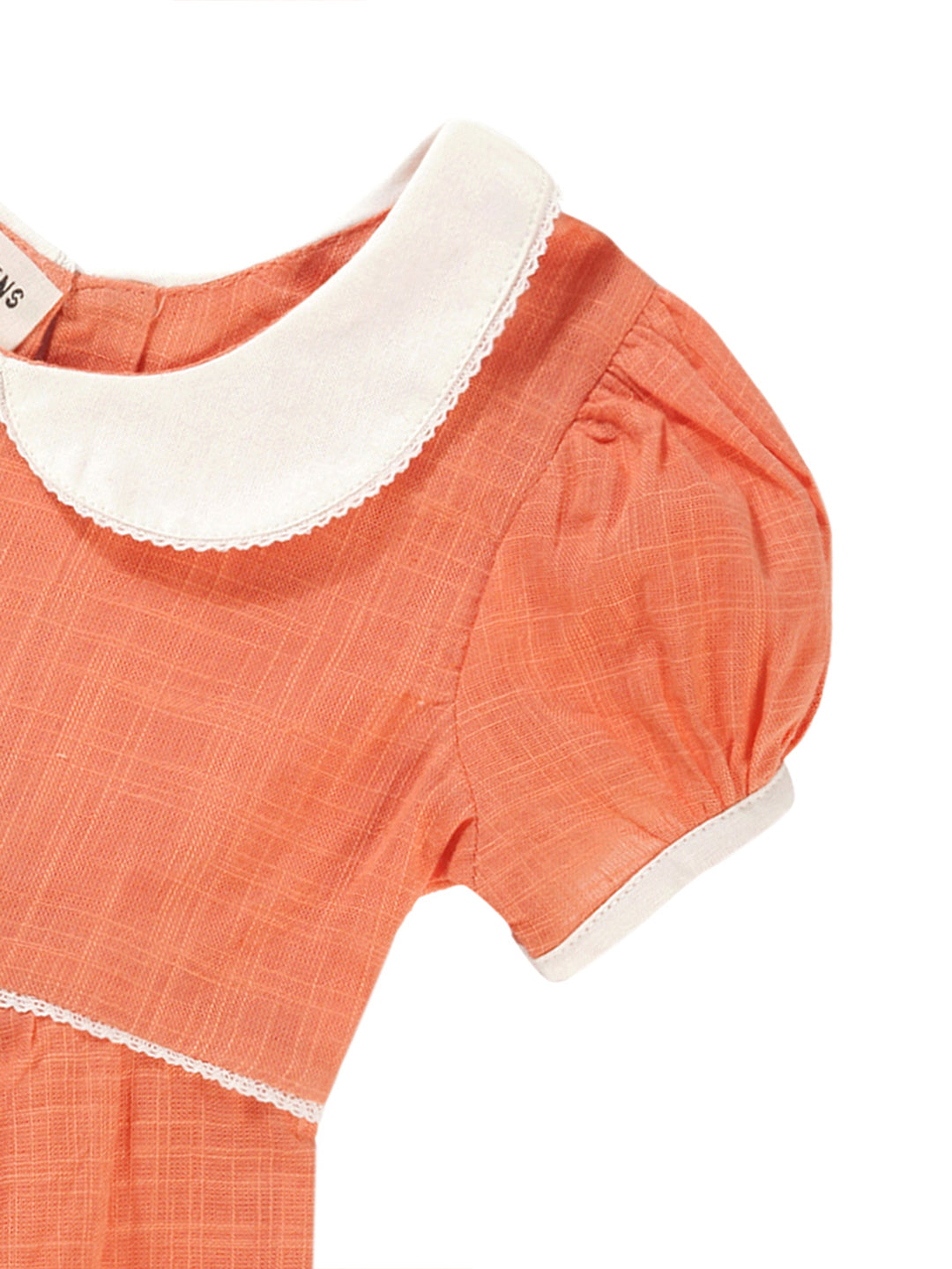 Pure Cotton Slub Tangarine Dress
