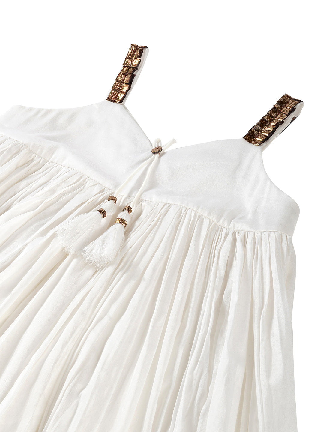 Pearl Elegance Chanderi Dress