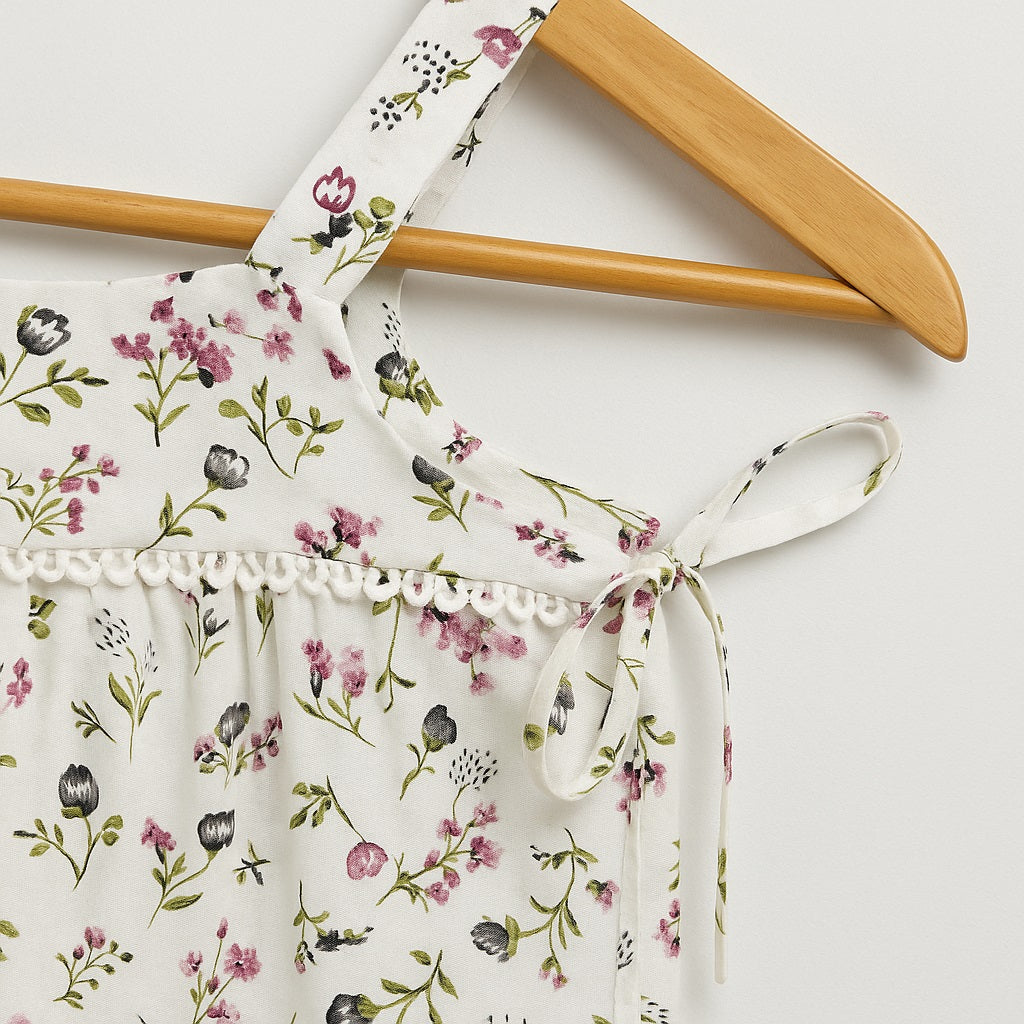 Petal Charm Cotton Onesie