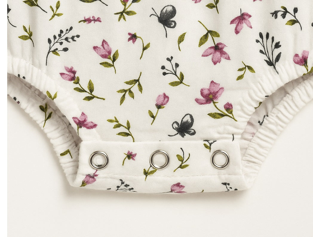 Petal Charm Cotton Onesie