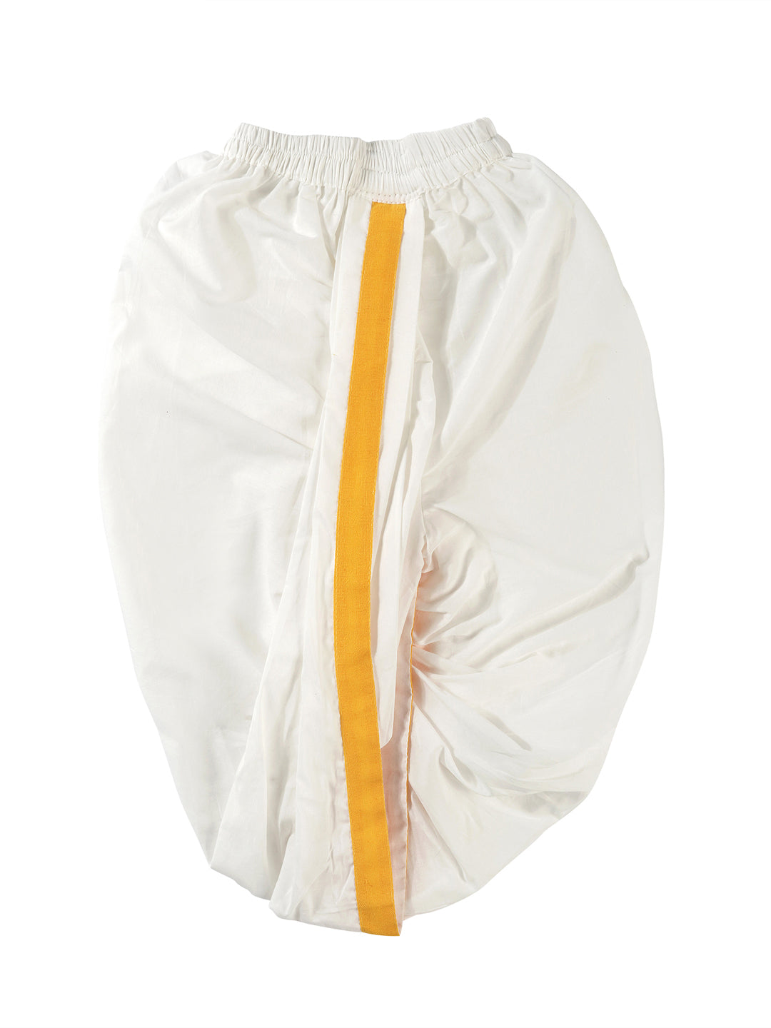 Peacock Bliss Ochre Baby Dhoti Kurta Set
