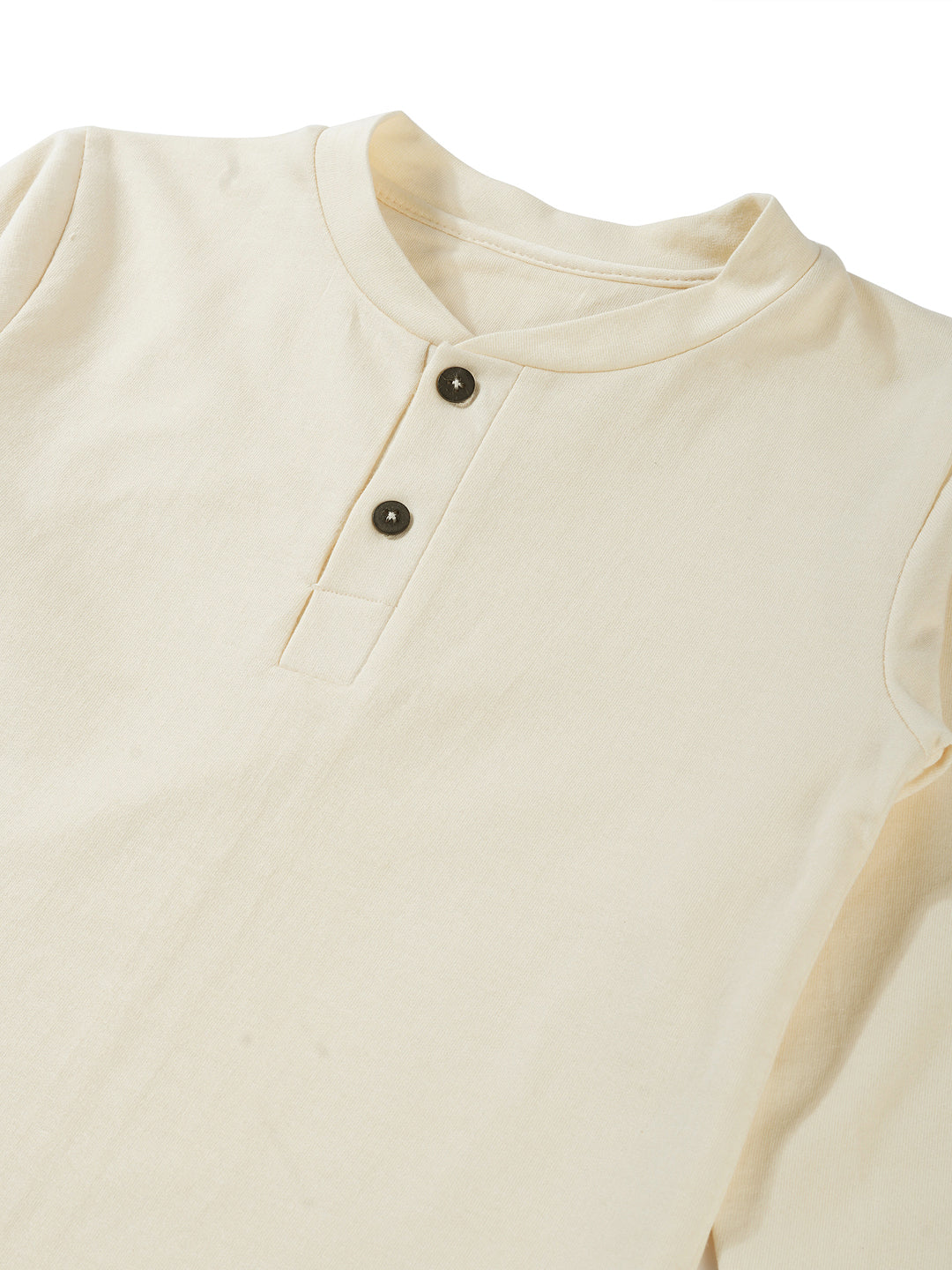 Natural Cotton Unisex Terry Jogger & Sweatshirt Set - Off White