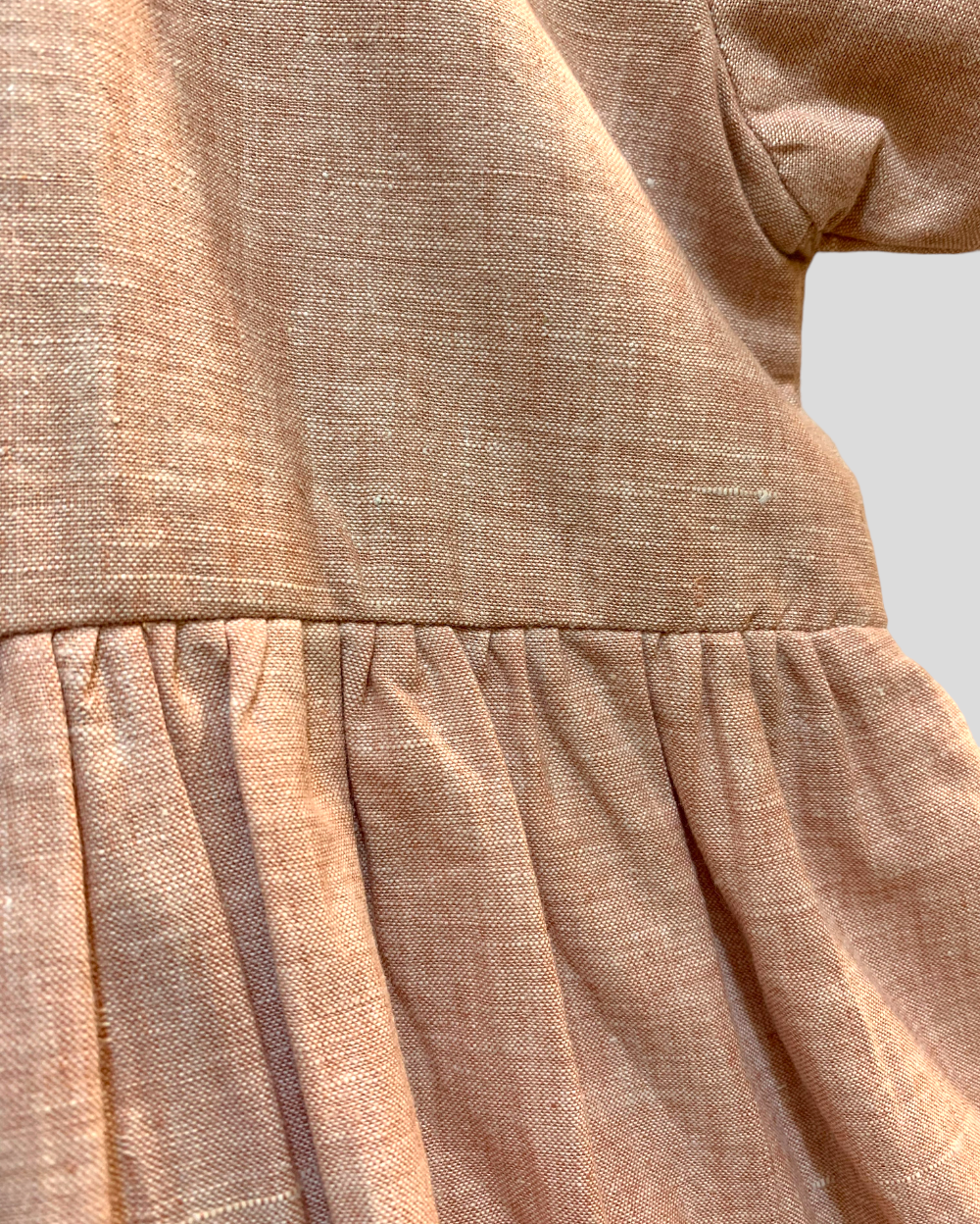 Beige Frill Dress