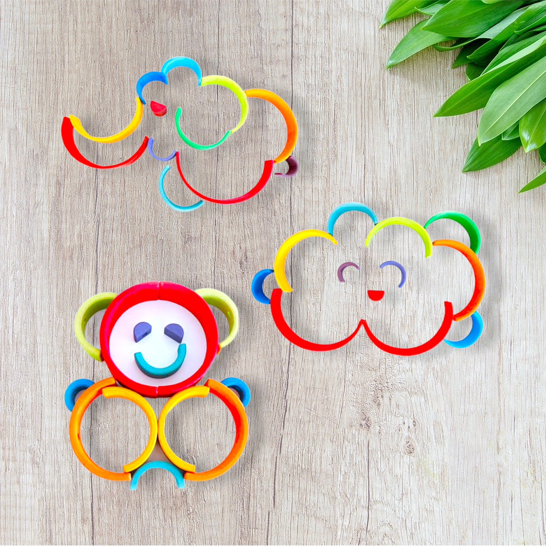 Rainbow Stacker Large - 12 Pcs Earthytweens