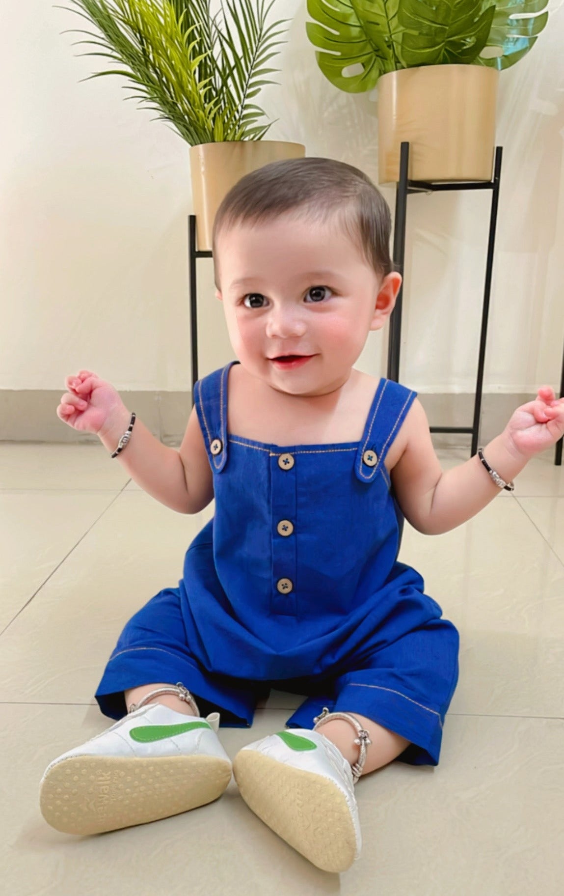 Soft Summer Woven Chambray Dungrees