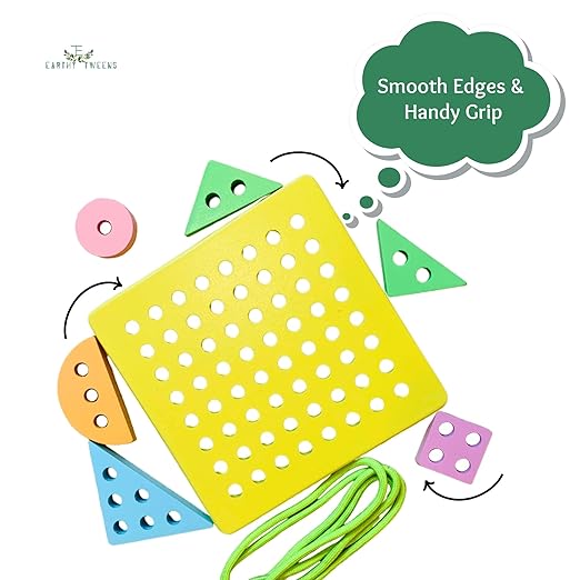 Lacing Board with 6 Pieces