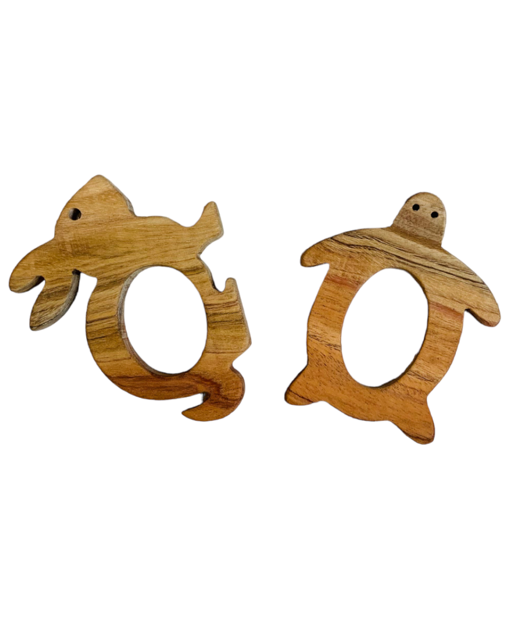 Neem Wood Bunny & Turtle Teethers (Set Of 2) Earthytweens 