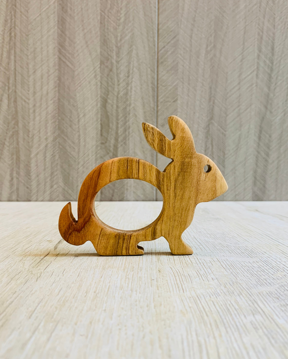 Neem Wood Bunny & Turtle Teethers (Set Of 2) Earthytweens 