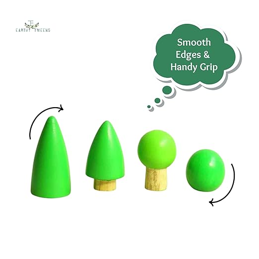 Wooden Tree (Set Of 8)