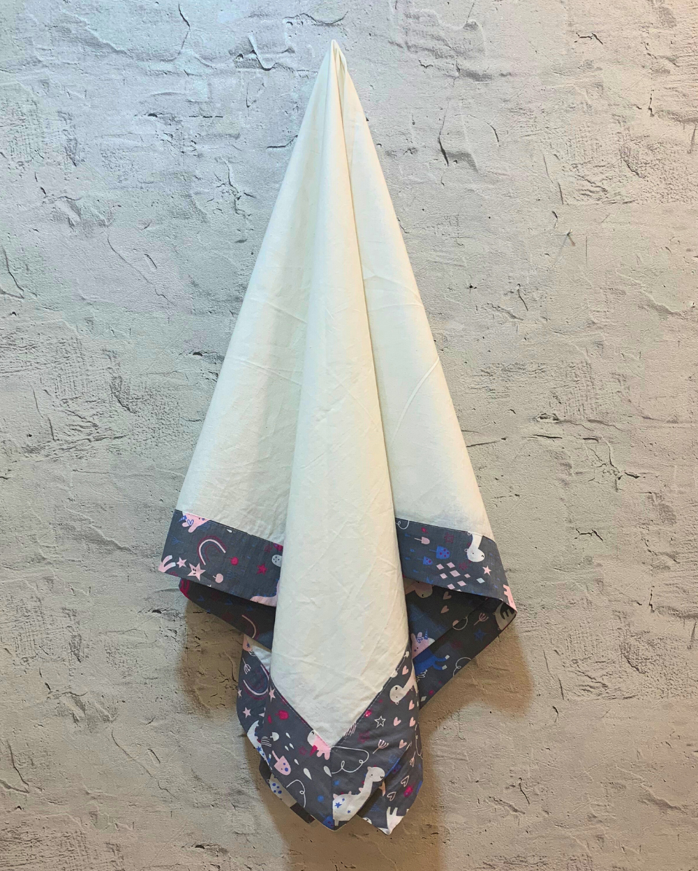 Set of 3 (Green + Polka Dot + Unicorn) | Cotton Baby Swaddles