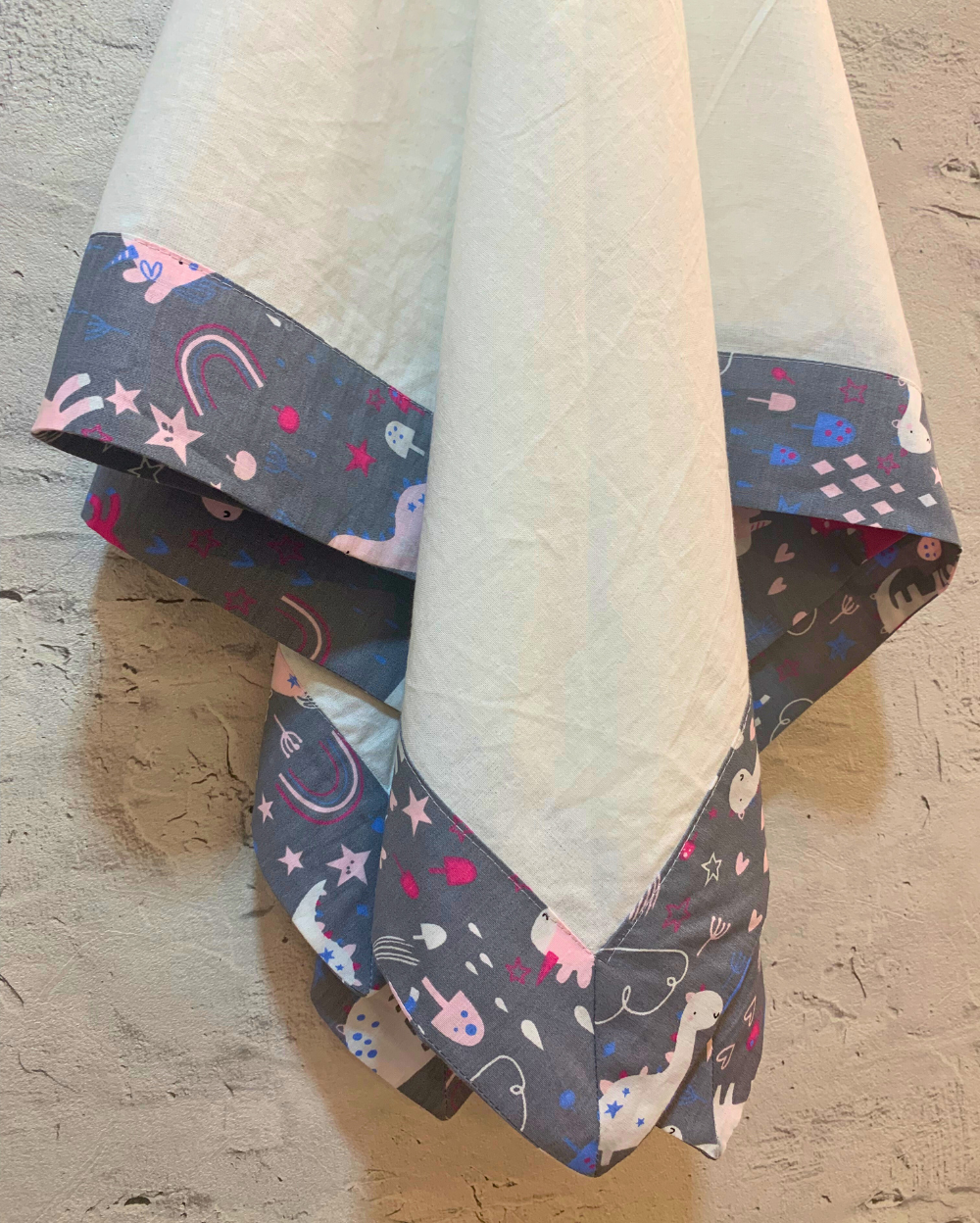 Set of 3 (Green + Polka Dot + Unicorn) | Cotton Baby Swaddles