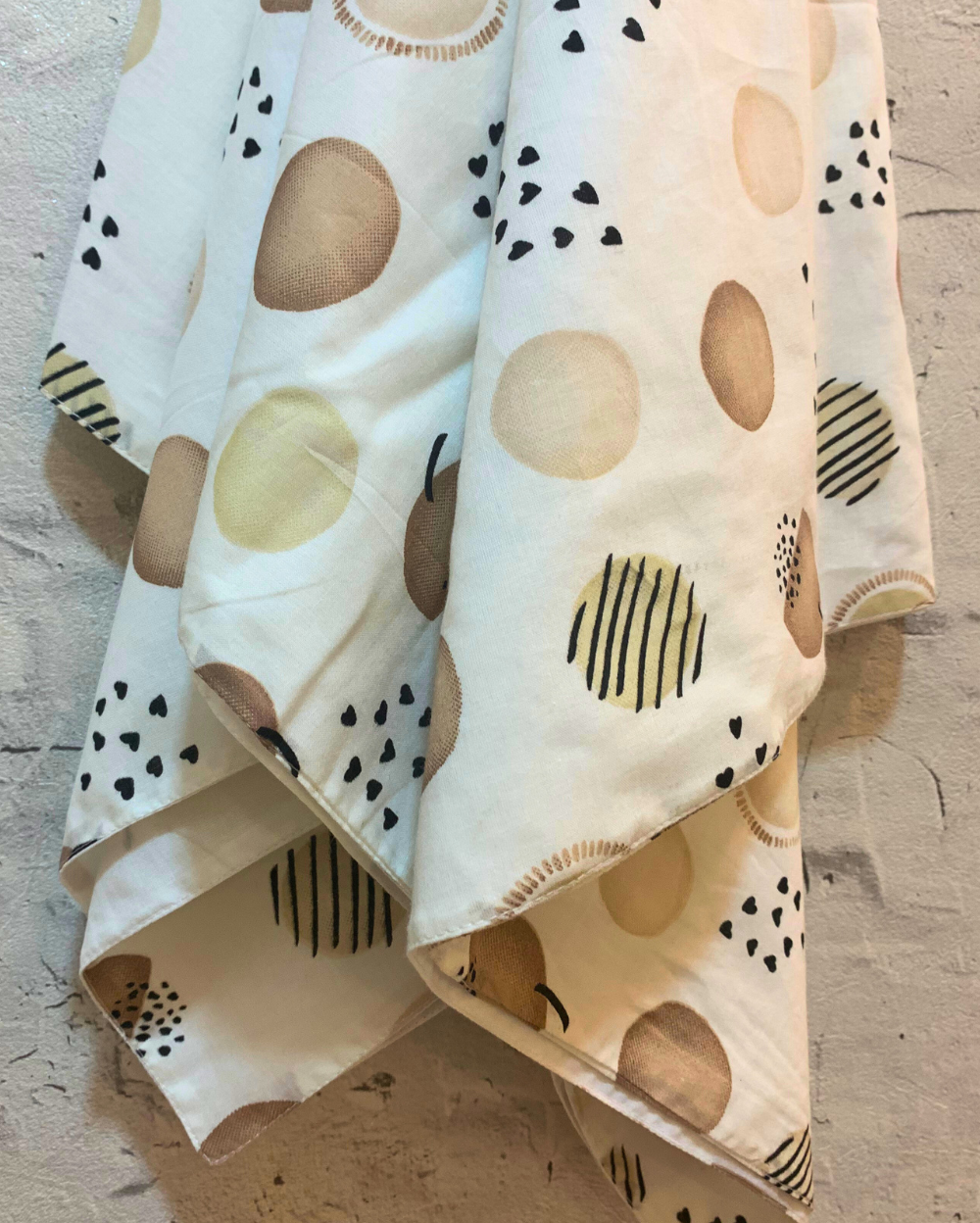 Set of 3 (Green + Polka Dot + Unicorn) | Cotton Baby Swaddles