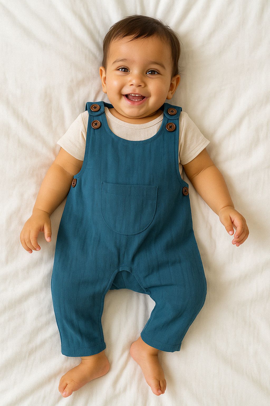 Teal Tootsie Dungaree