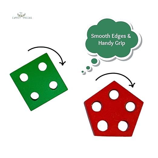 5 Shapes Wooden Geometric Sorter - Large