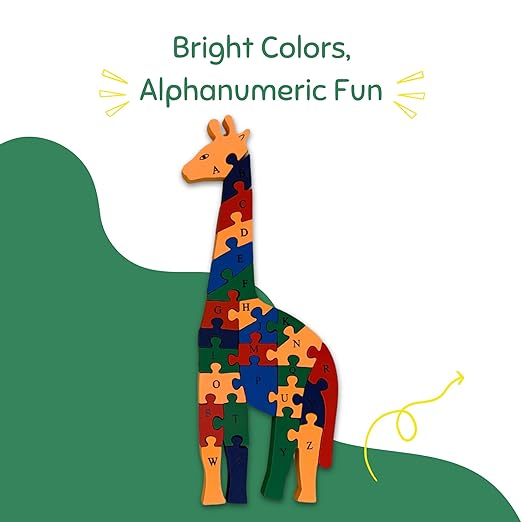 Giraffe Alphabets & Number Puzzle
