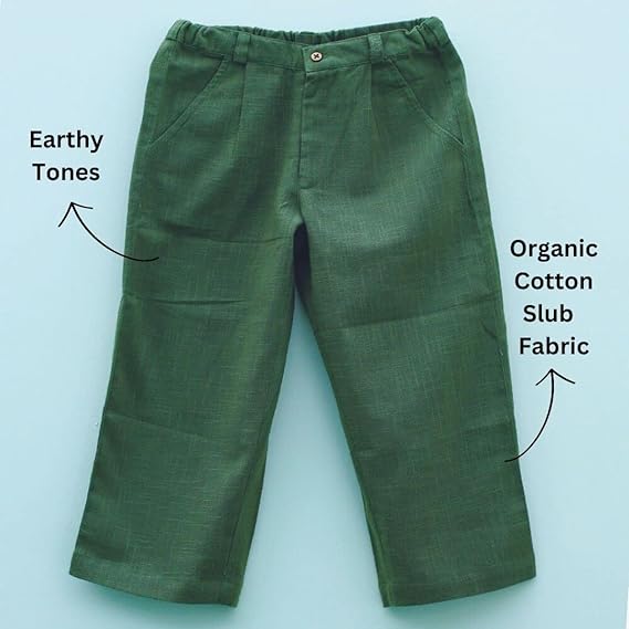 Earthy Green Smart Pants