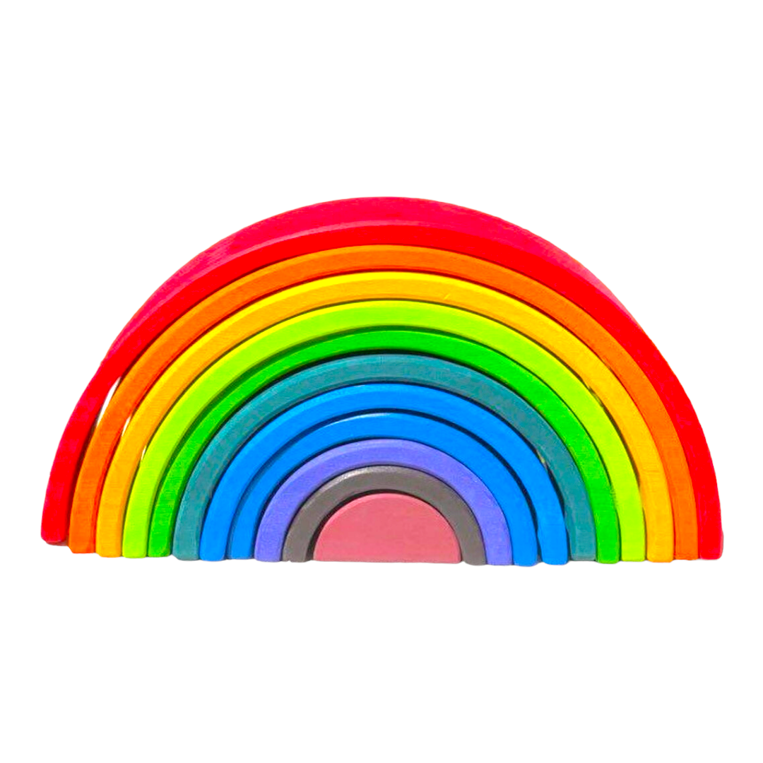 Rainbow Stacker Large - 12 Pcs Earthytweens