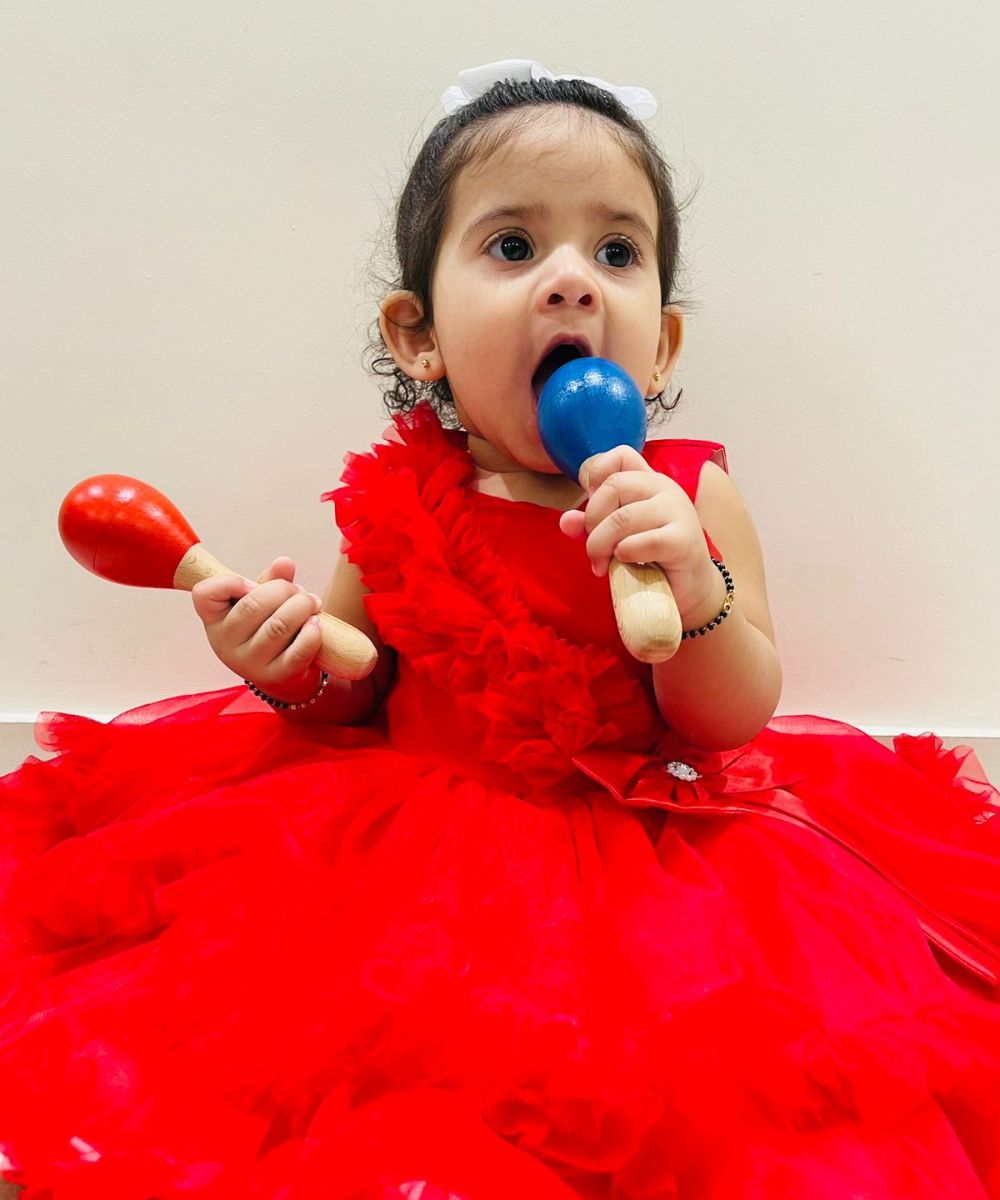 Multicolored Wooden Maracas