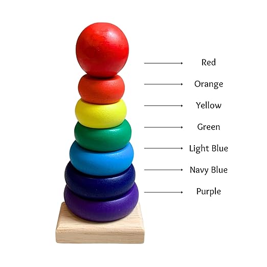 Wooden Rainbow Tower