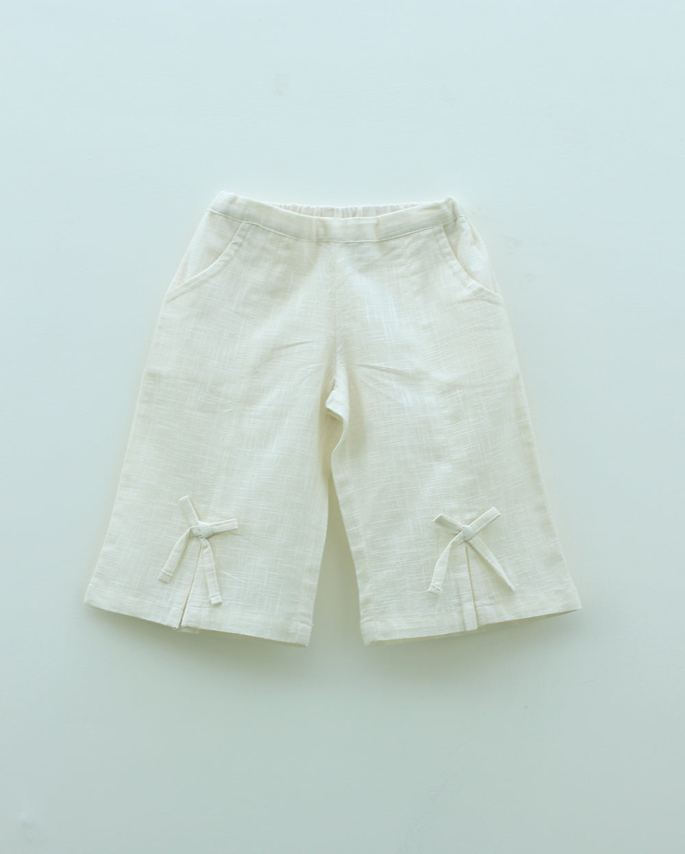 Daisy White Bow Pants Eartyhtweens