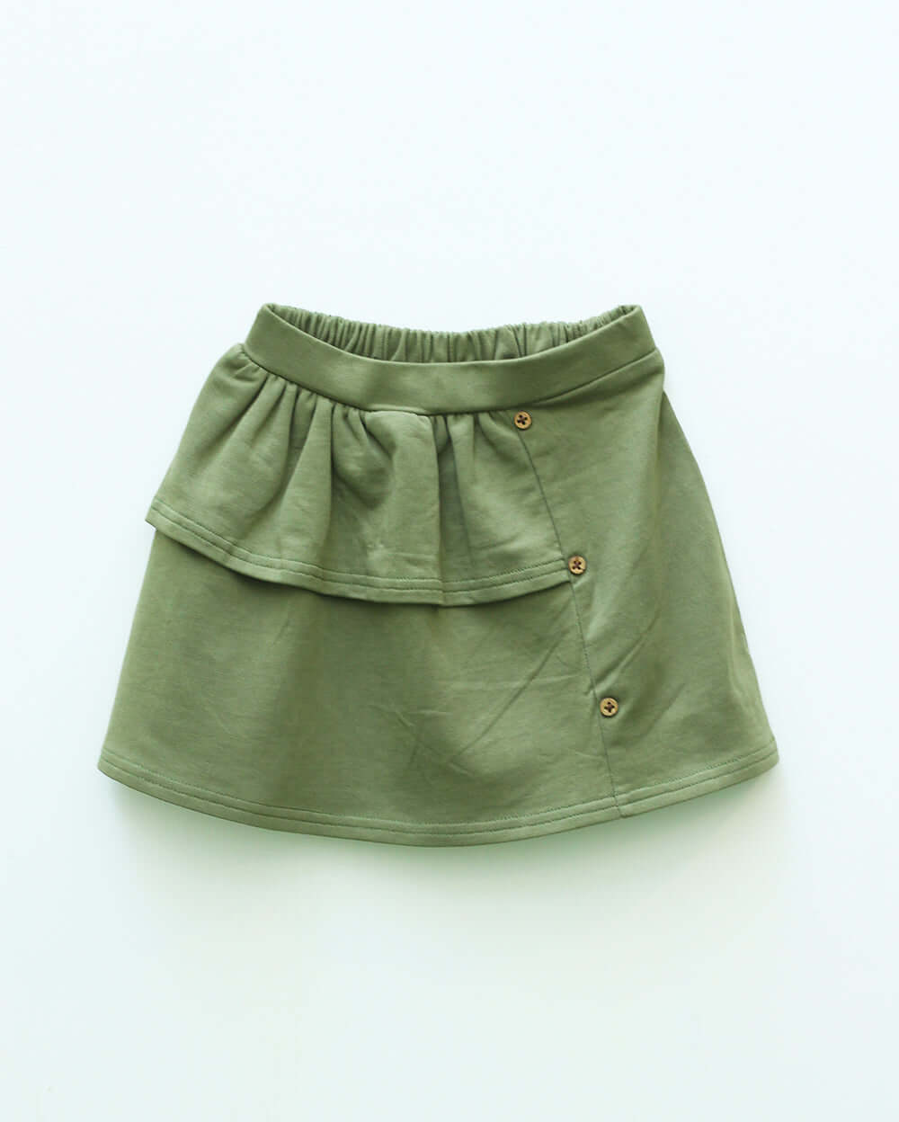 Basil Green Mini Skirt Eartyhtweens