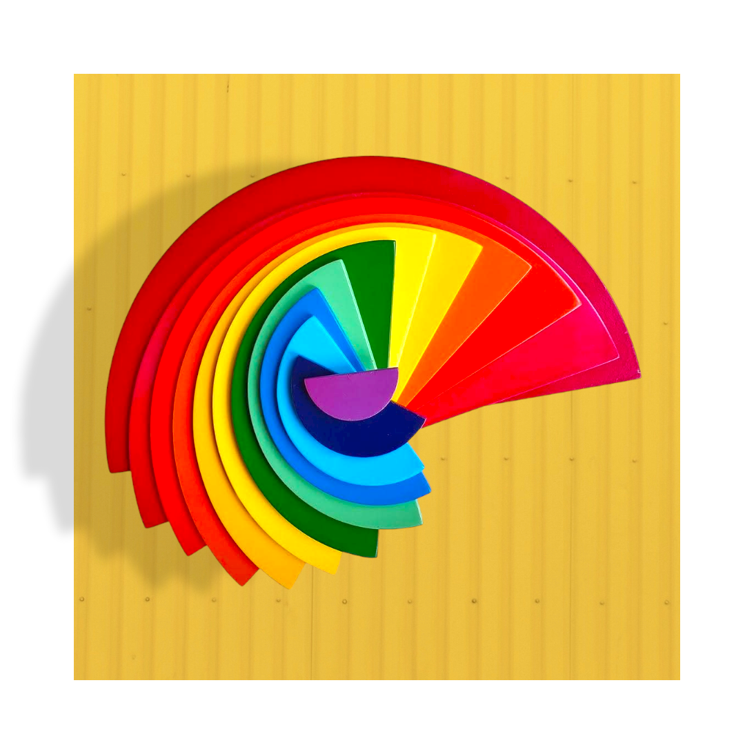 Large Rainbow Semi Circles - 12 pcs Earthytweens