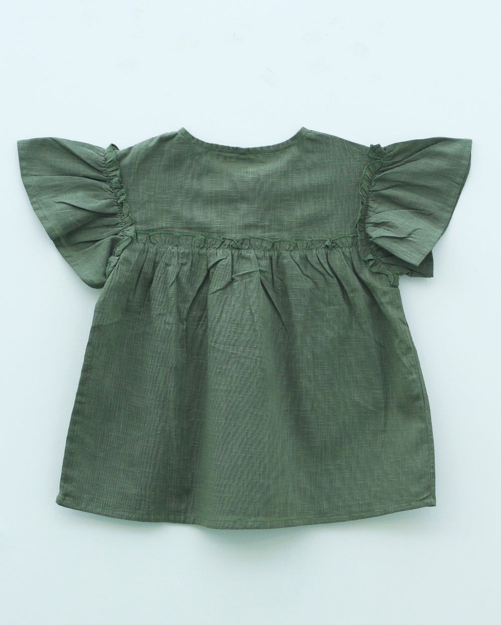 Flutter Sleeves Basil Top Eartyhtweens