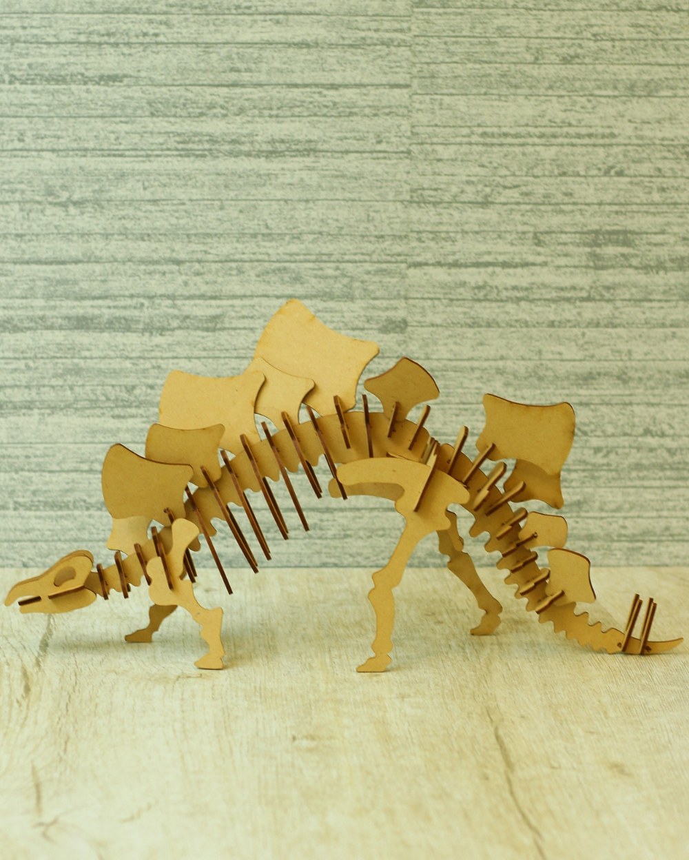 Wooden Stegosaurus puzzle